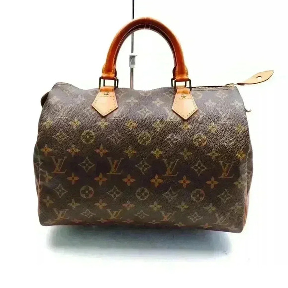 Louis Vuitton LV Hand Bag Speedy 30 Brown Monogram Vintage - Picture 1 of 7